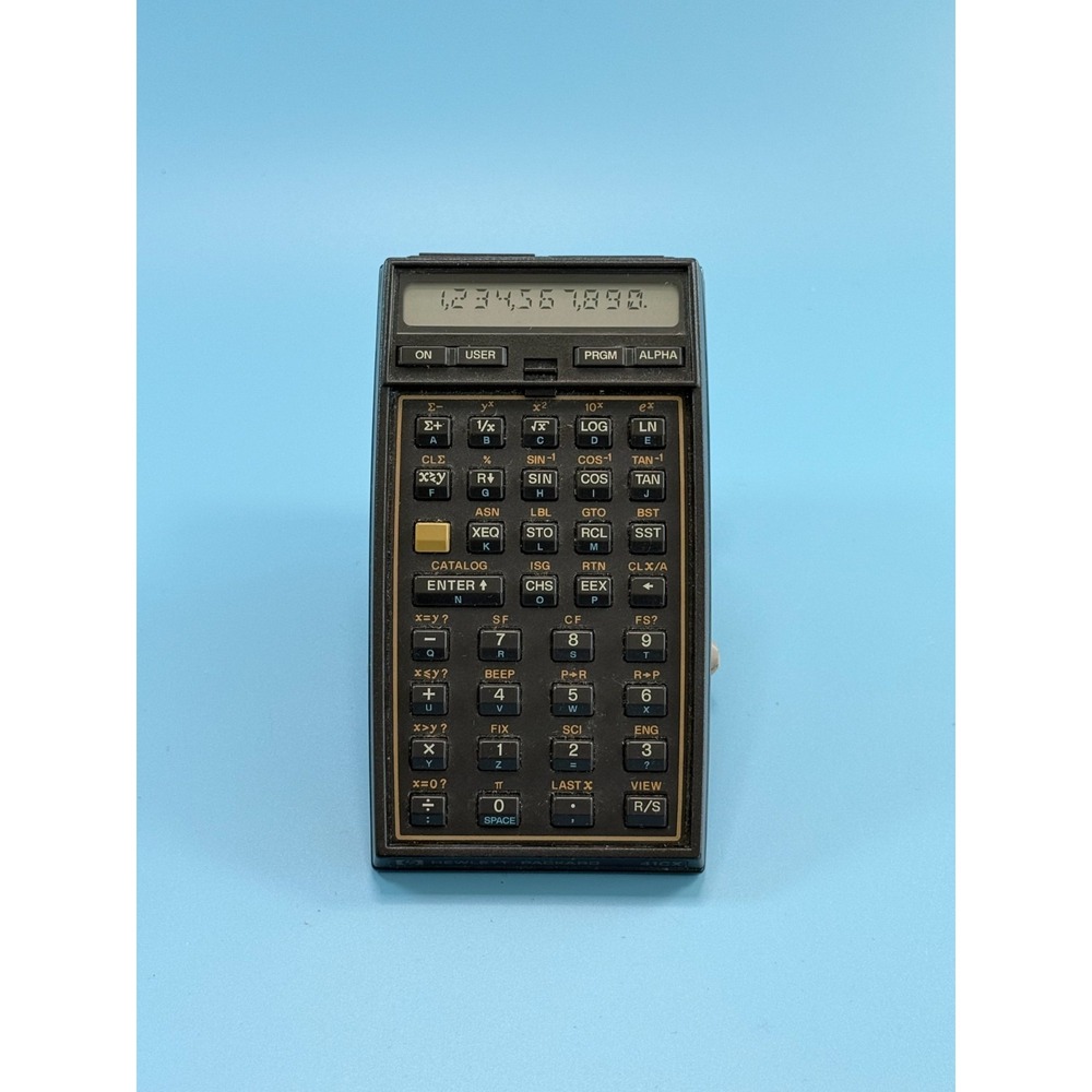Hewlett Packard Vintage Scientific Calculator HP 41CX X Memory No Batteries